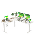 Elektrisch hohenverstellbarer Eckschreibtisch 160 x 140 cm