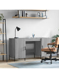 Computertisch 140 x 50 x 75 cm in Grau Sonoma aus Holzwerkstoff fur Arbeitszimmer und Buro